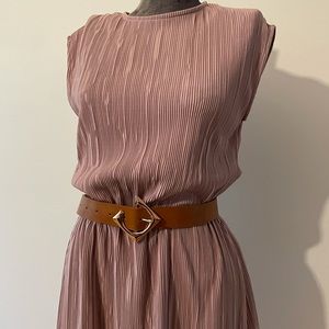Taupe Occasion Dress by Gilli Size Small